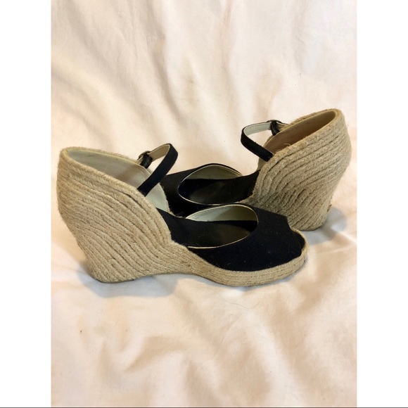 Espadrille Open-toe Wedges - Picture 3 of 4